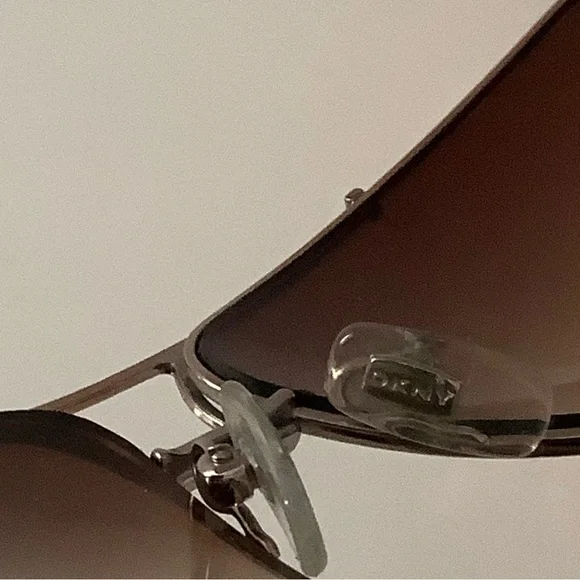 DKNY men Gold and Brown Sunglasses - Picture 5 of 7